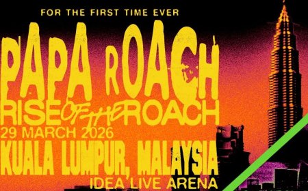 Papa Roach Gelar Konser Perdana di Malaysia dan Singapura Akhir Maret